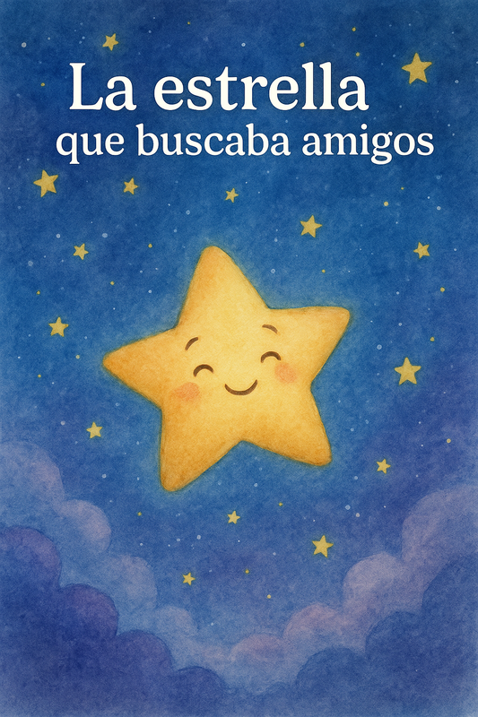 La estrella que buscaba amigos – Cuento digital gratuito ✨